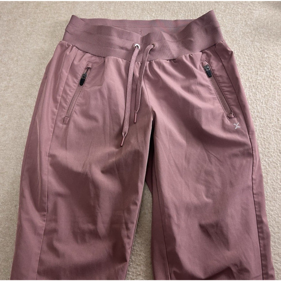 Xersion Active Joggers Sz Small Taupe Stretch Activewear Pants Zippered Pockets - Picture 7 of 7